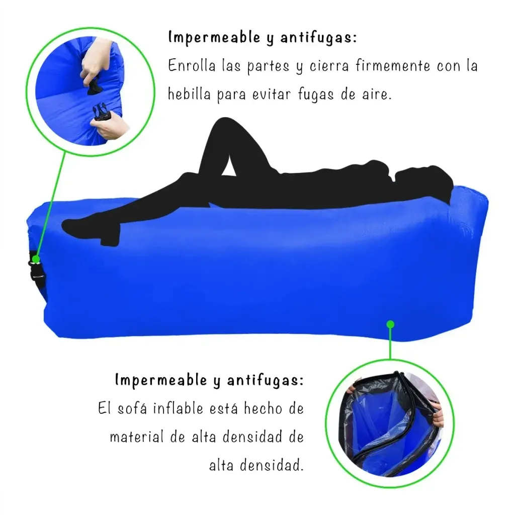 Puff sillón inflable